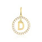 Pendentif Gabe Or Jaune Oxyde De Zirconium - Pendentifs Femme | Histoire d&rsquo;Or