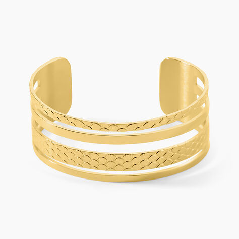 Bracelet Jonc Abram Acier Jaune - Bracelets Femme | Histoire d&rsquo;Or