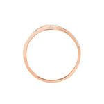 Bague Emilie Or Rose Diamant - Bagues avec pierre Femme | Histoire d&rsquo;Or