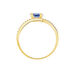 Bague Loriane Or Jaune Iolite Et Oxyde De Zirconium - Bagues solitaires Femme | Histoire d’Or