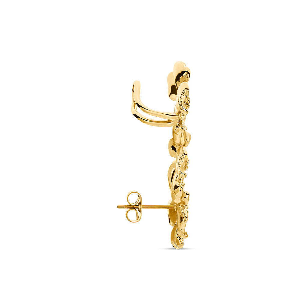 Bijou D'oreille Unitaire Dyonis Acier Jaune - Boucles d'oreilles fantaisie Femme | Histoire d’Or