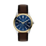 Montre Fossil Pearson Bleu - F&ecirc;te des p&egrave;res Homme | Histoire d&rsquo;Or