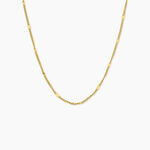 Collier Callista Acier Jaune - Bijoux sans pierre Femme | Histoire d&rsquo;Or