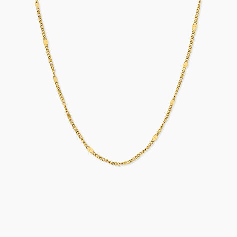 Collier Callista Acier Jaune - Bijoux sans pierre Femme | Histoire d&rsquo;Or