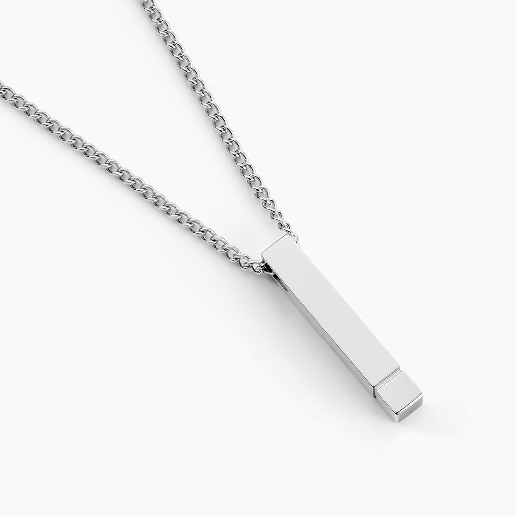 Collier Royan Acier Blanc - Colliers fantaisie Homme | Histoire d’Or