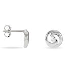 Boucles D'oreilles Puces Anne-andree Argent Blanc Oxyde De Zirconium - Boucles d'oreilles fantaisie Femme | Histoire d&rsquo;Or