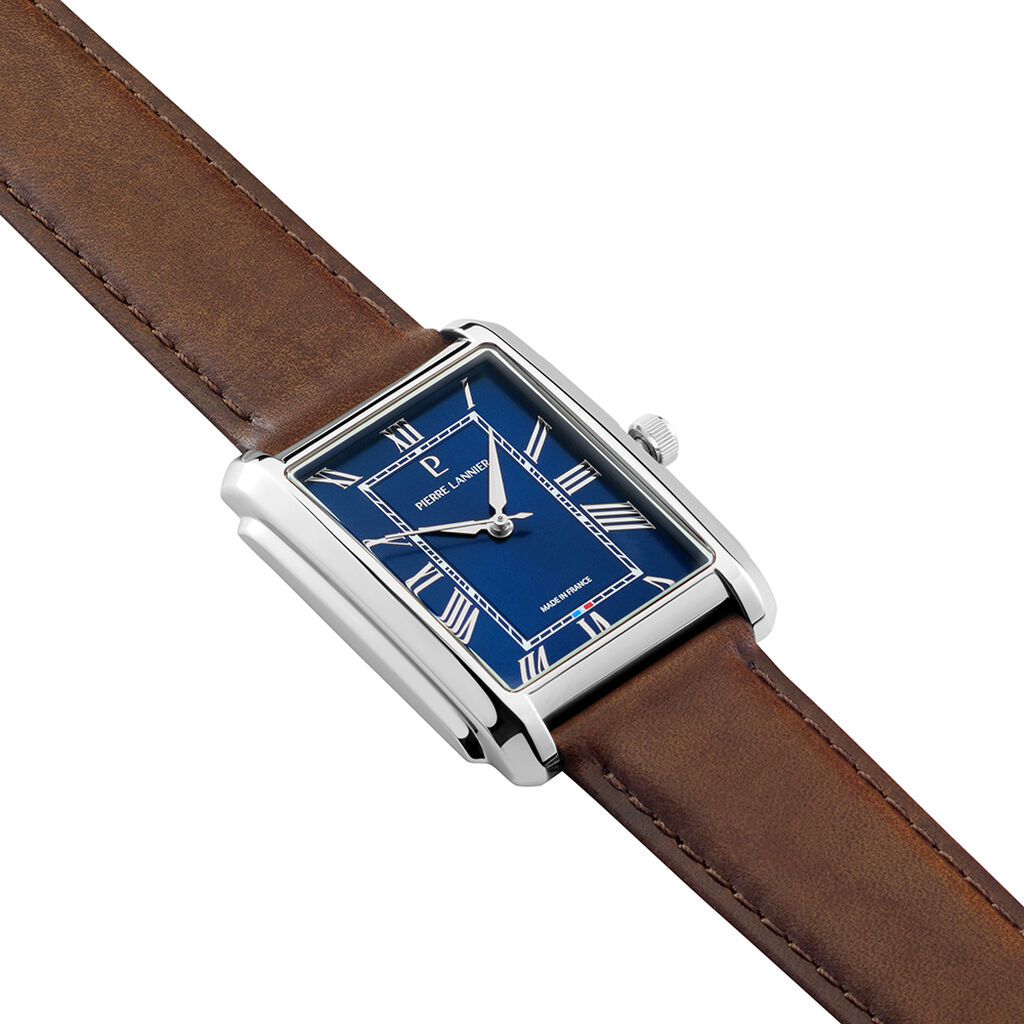 Montre Pierre Lannier Lannier Empire Bleu - Id&eacute;es cadeaux Homme | Histoire d&rsquo;Or