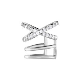 Bague D'oreille Unitaire Pancho Argent Blanc Oxyde - Boucles d'oreilles fantaisie Femme | Histoire d’Or