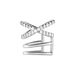 Bague D'oreille Unitaire Pancho Argent Blanc Oxyde - Boucles d'oreilles fantaisie Femme | Histoire d’Or