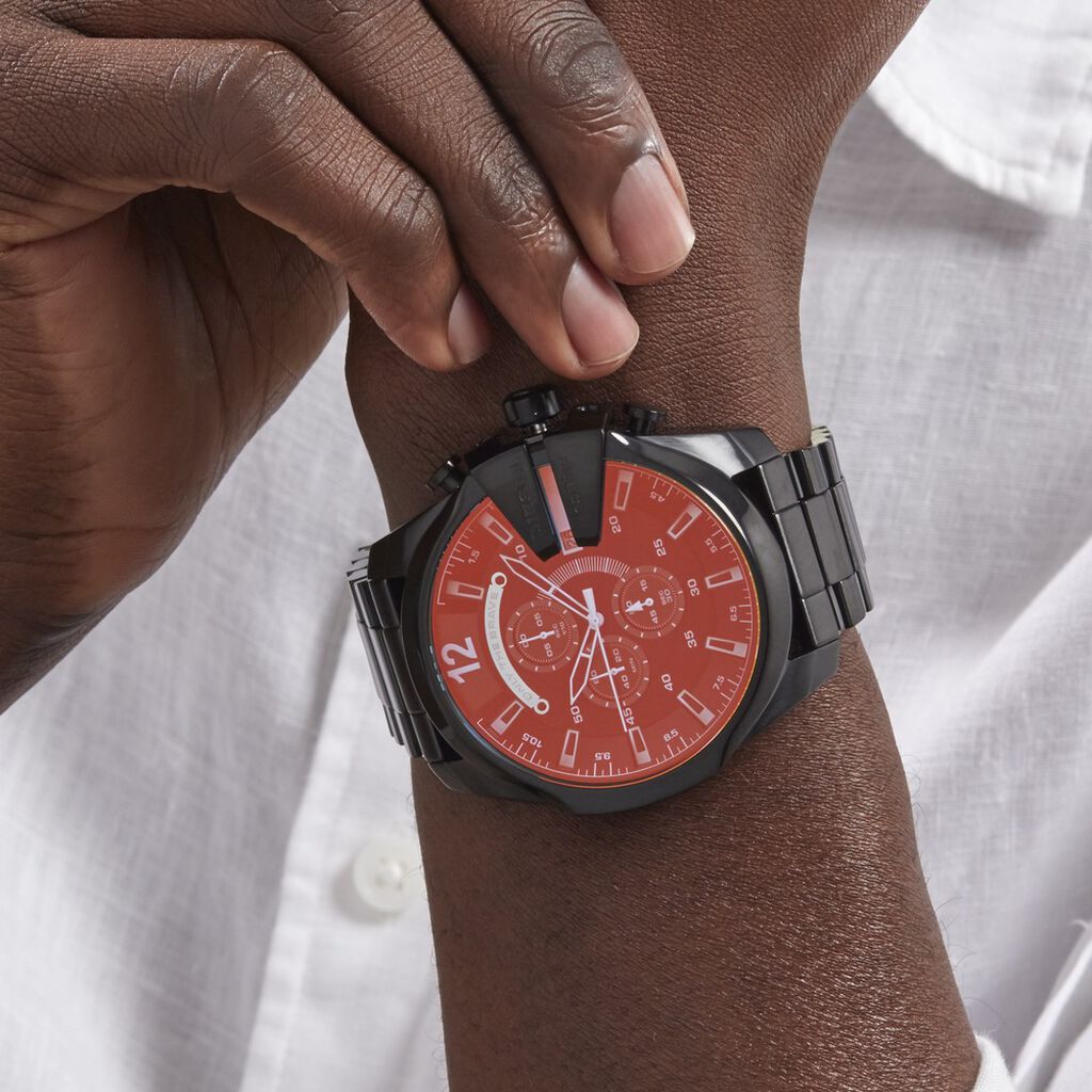 Montre Diesel Mega Chief Noir - Montres Homme | Histoire d’Or