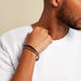 Bracelet Elio Acier Blanc - Bracelets cordon Homme | Histoire d&rsquo;Or