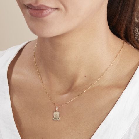 Pendentif Lamie Zodiaque Parchemin Or Jaune - Pendentifs Zodiaque Famille | Histoire d’Or