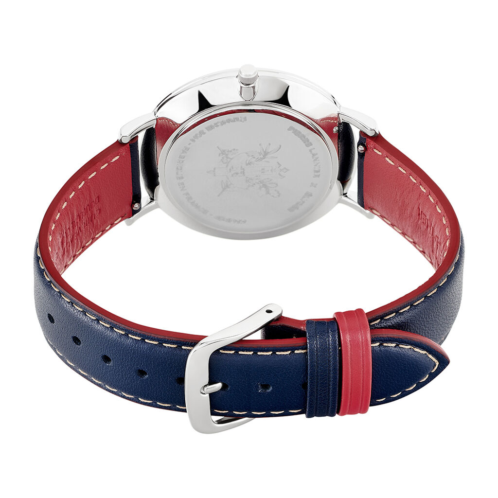 Montre Pierre Lannier Elysee Argent&eacute; - F&ecirc;te des p&egrave;res Homme | Histoire d&rsquo;Or