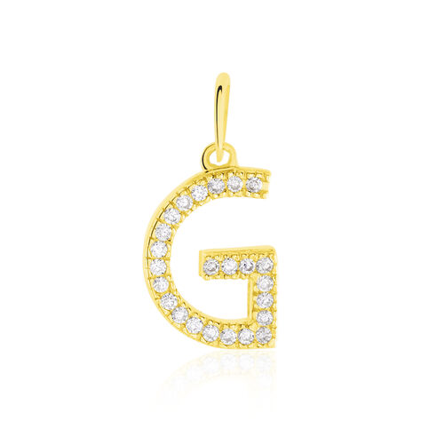 Pendentif Lettre G Or Jaune Oxyde - Pendentifs Famille | Histoire d’Or