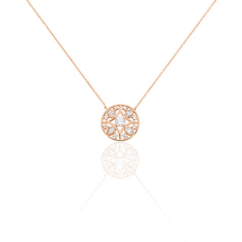 Collier Weena Or Rose Oxyde De Zirconium - Colliers Femme | Histoire d’Or