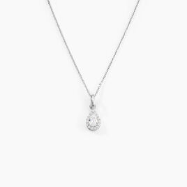 Collier Silvette Argent Blanc Oxyde De Zirconium - Colliers fantaisie Femme | Histoire d’Or