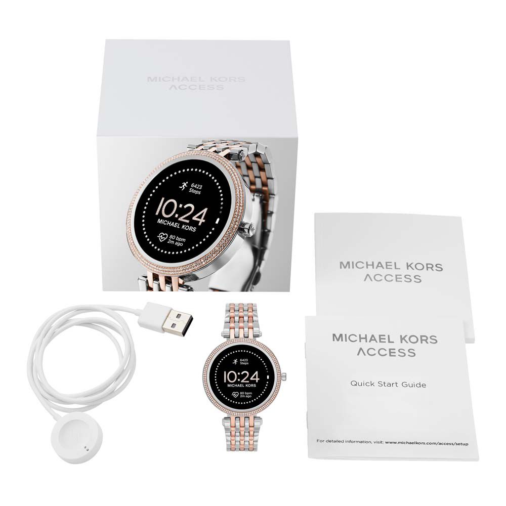 Montres Michael Kors MKT5129 Acier Boucle déployante simple Bicolore Ronde  - HIMF20D0010 • Histoire d'Or