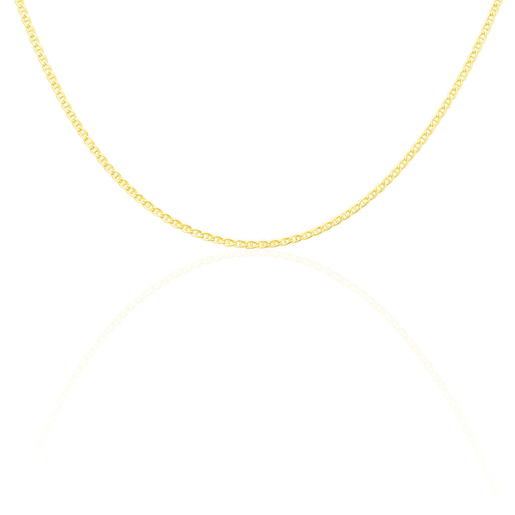 Collier Or Jaune Capucin Maille Marine - Chaines Femme | Histoire d&rsquo;Or