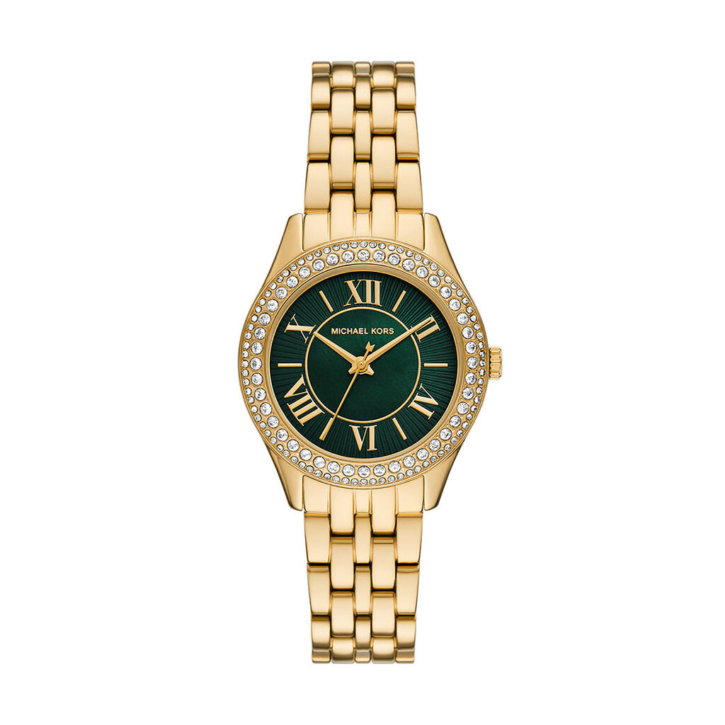 Montre Michael Kors Harlowe Vert - Montres Femme | Histoire d&rsquo;Or