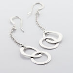 Boucles D'oreilles Pendantes Joy Argent Blanc - Boucles d'oreilles fantaisie Femme | Histoire d&rsquo;Or