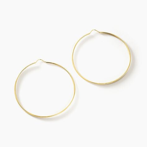 Cr&eacute;oles Dominae Or Jaune - Boucles d'oreilles cr&eacute;oles Femme | Histoire d&rsquo;Or