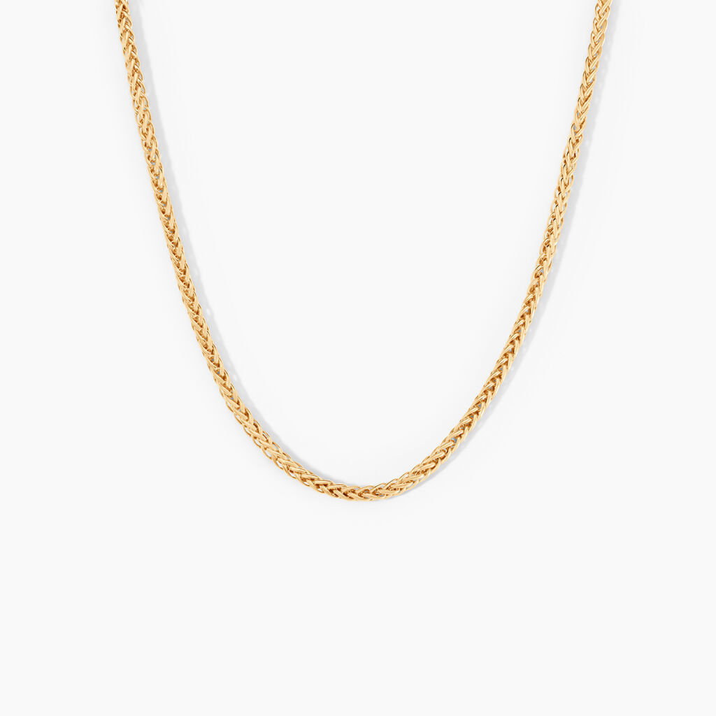 Collier Jany Maille Palmier Or Jaune - Chaines Femme | Histoire d&rsquo;Or