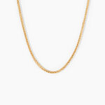 Collier Jany Maille Palmier Or Jaune - Chaines Femme | Histoire d&rsquo;Or