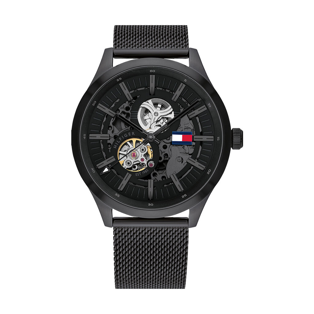 Montre Tommy Hilfiger Spencer Noir - Montres Homme | Histoire d’Or