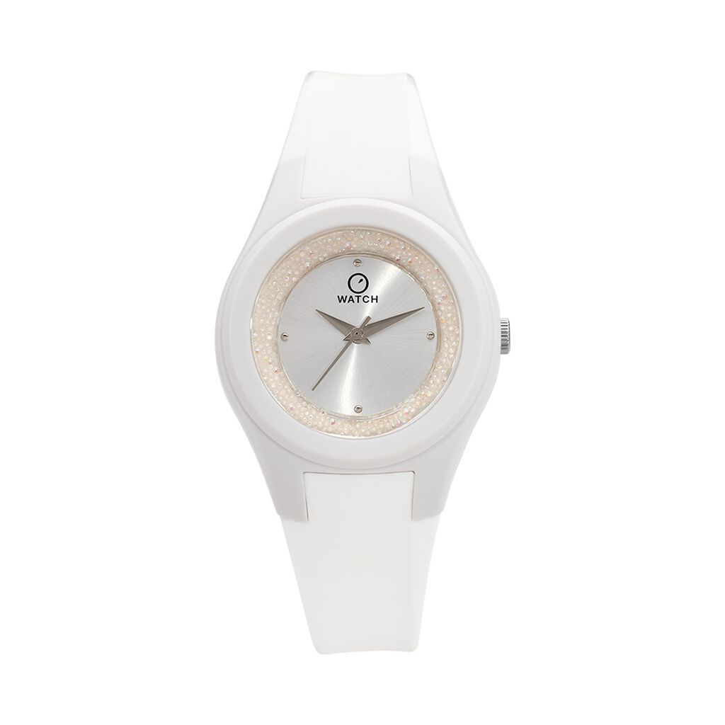 Montre O Watch Fluffy Blanc - Montres Femme | Histoire d’Or
