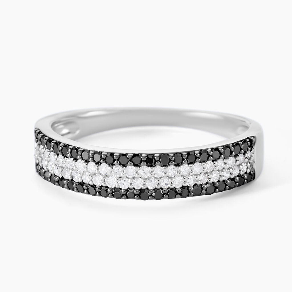 Bague Maissara Or Blanc Diamant - Bagues avec pierre Femme | Histoire d’Or