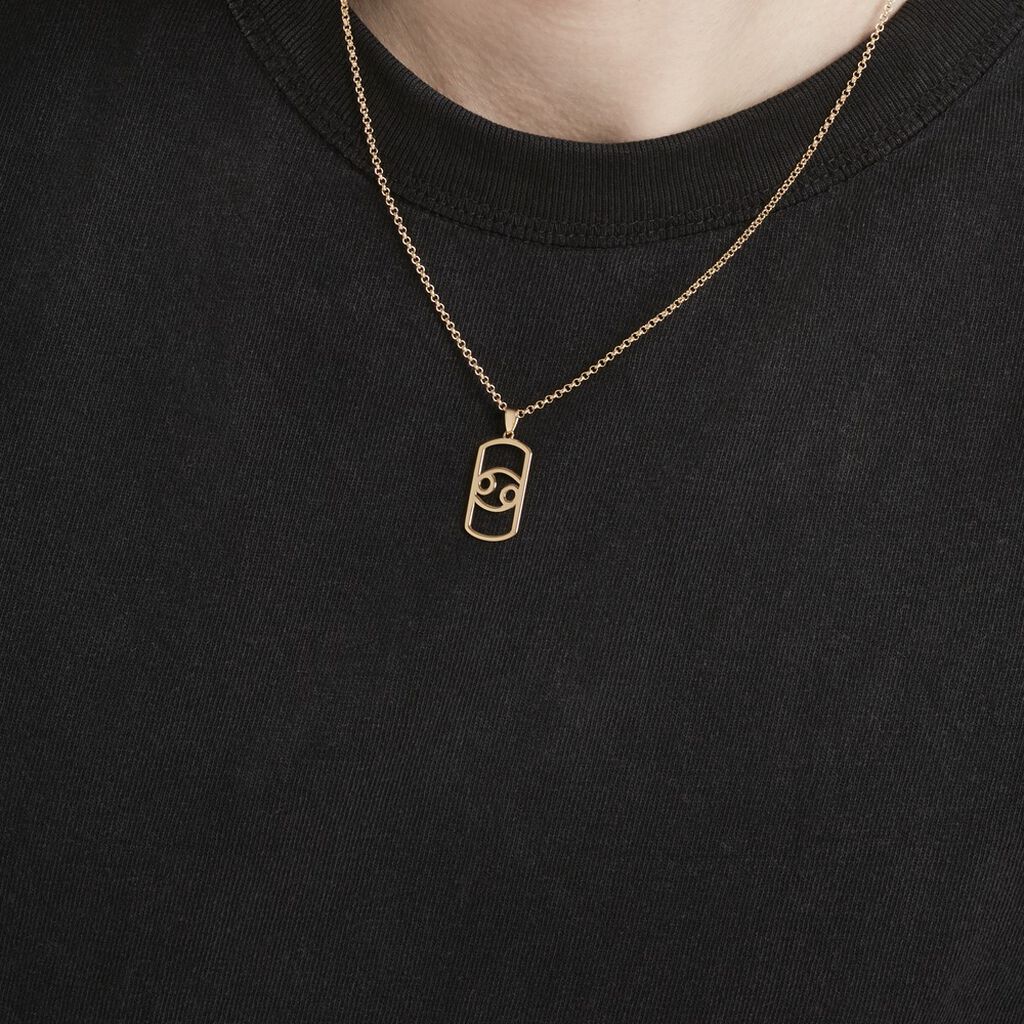 Collier Plaqué Or Prospero - Colliers Zodiaque Homme | Histoire d’Or