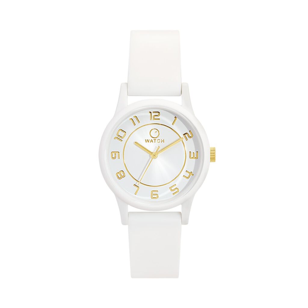 Montre O Watch Flex Blanc - Montres Femme | Histoire d’Or