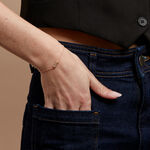 Bracelet Manua Plaqu&eacute; Or Jaune Oxyde De Zirconium - Bracelets Femme | Histoire d&rsquo;Or