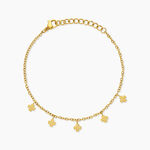 Bracelet Eva Acier Jaune - Bijoux sans pierre Femme | Histoire d&rsquo;Or