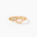 Bague Memory Plaqu&eacute; Or Jaune Quartz - Bagues solitaires Femme | Histoire d&rsquo;Or