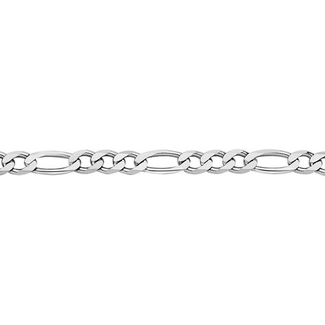 Chaîne Vivian Maille Alternee 1/3 Argent Blanc - Chaines Homme | Histoire d’Or