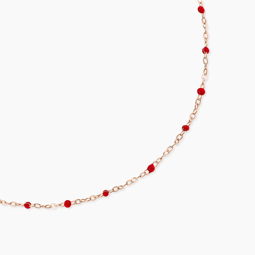 Collier Polka Argent Rose - Bijoux sans pierre Femme | Histoire d&rsquo;Or
