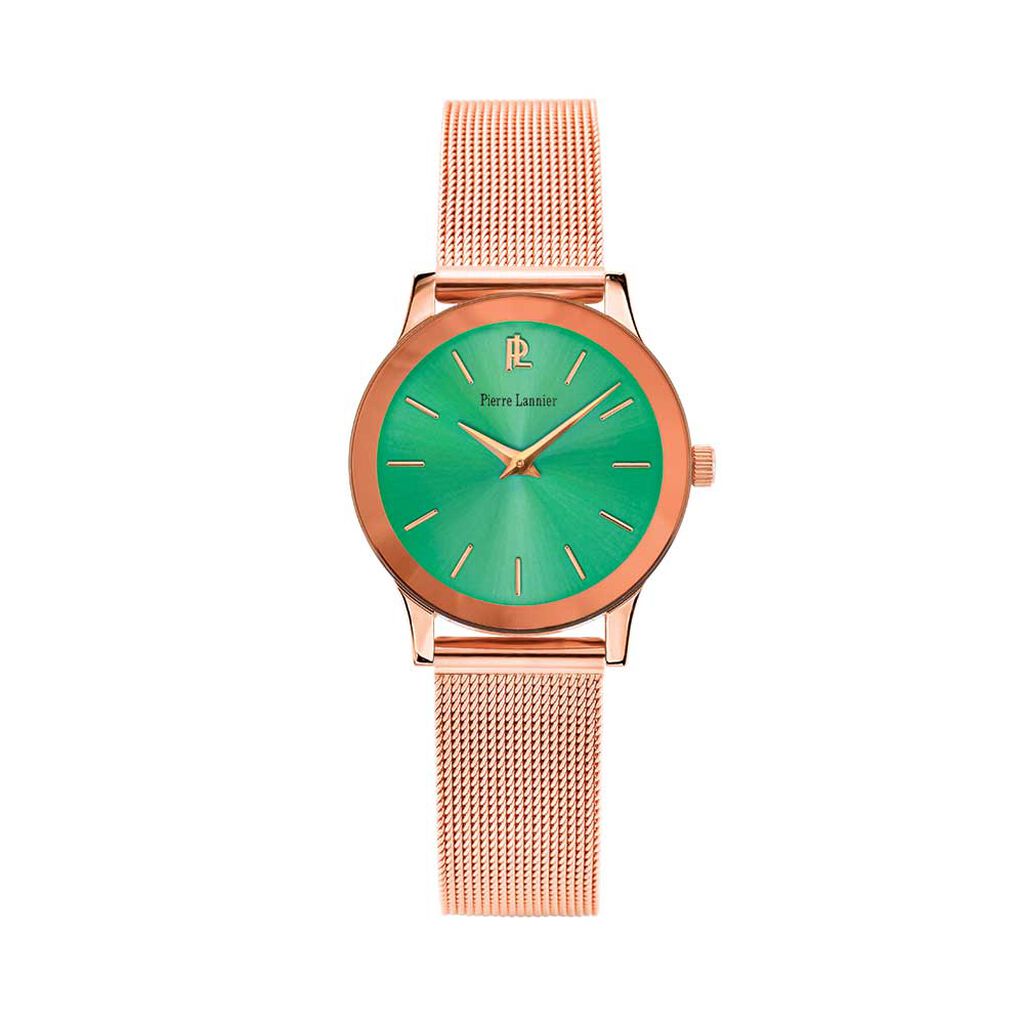 Montre Pierre Lannier Week End Ligne Pure Vert - Montres Femme | Histoire d&rsquo;Or