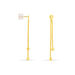 Boucles D'oreilles Pendantes Assiba Or Jaune - Boucles d'oreilles pendantes Femme | Histoire d’Or