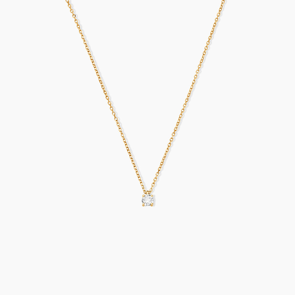 Collier Elfa Or Jaune Diamant - Colliers Femme | Histoire d&rsquo;Or