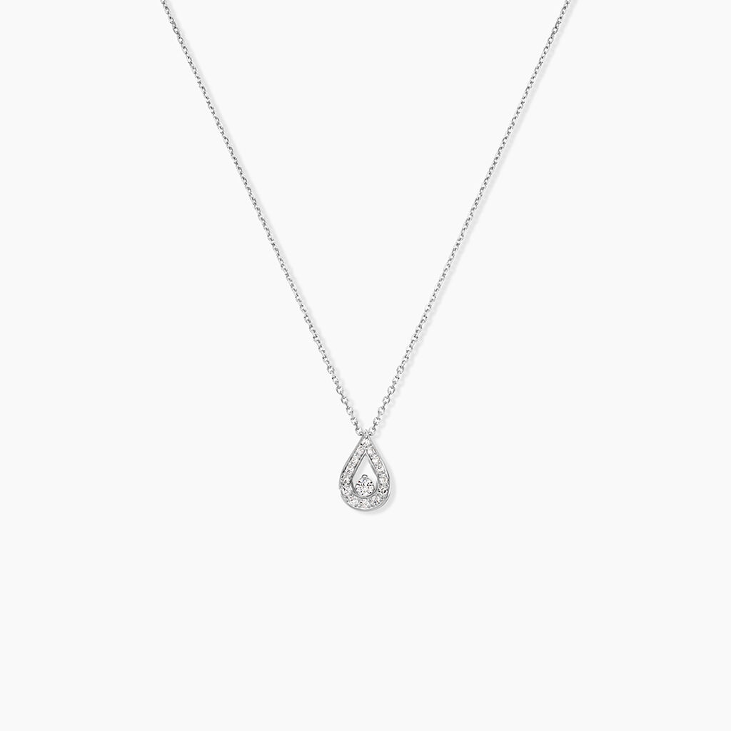 Collier Purete Or Blanc Diamant - Colliers Femme | Histoire d&rsquo;Or