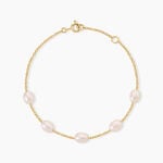 Bracelet Persephone Argent Dor&eacute; A L'Or 750/1000 Perle De Culture - Bracelets Femme | Histoire d&rsquo;Or