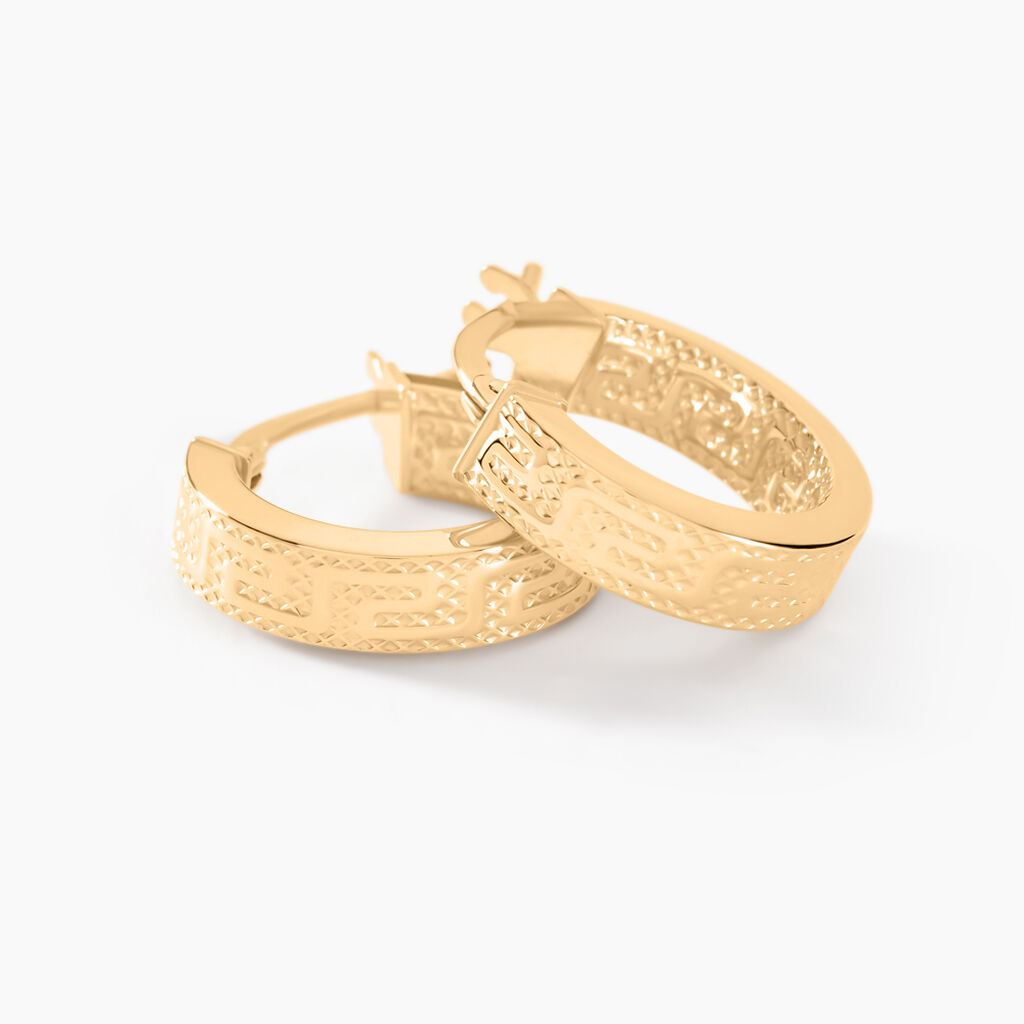 Cr&eacute;oles Ugenie Or Jaune - Boucles d'oreilles cr&eacute;oles Femme | Histoire d&rsquo;Or