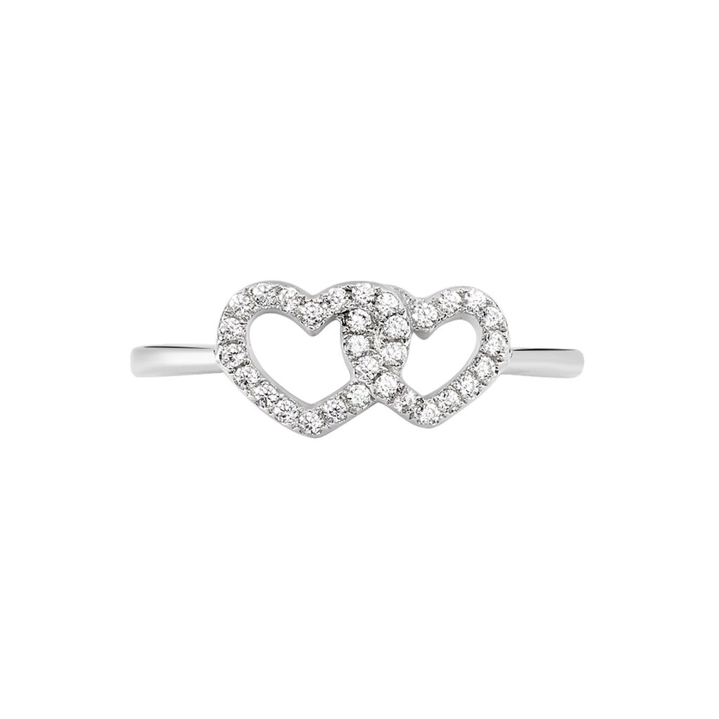 Bague Anne-ael Argent Blanc Oxyde De Zirconium - Bagues avec pierre Femme | Histoire d’Or