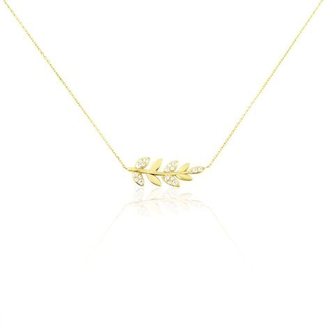 Collier Or Jaune Nahia Oxydes De Zirconium - Colliers Femme | Histoire d’Or