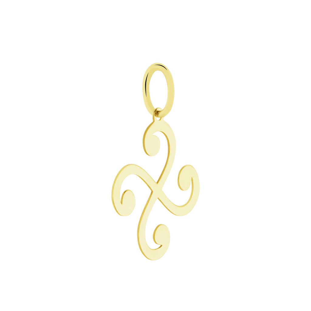 Pendentif Cobeia Croix Basque Or Jaune - Pendentifs Famille | Histoire d’Or