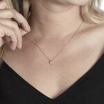 Collier Jannea Argent Rose Oxyde De Zirconium - Colliers fantaisie Femme | Histoire d&rsquo;Or