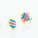Boucles D'oreilles Puces Poisson Or Jaune - Clous d'oreilles Enfant | Histoire d’Or