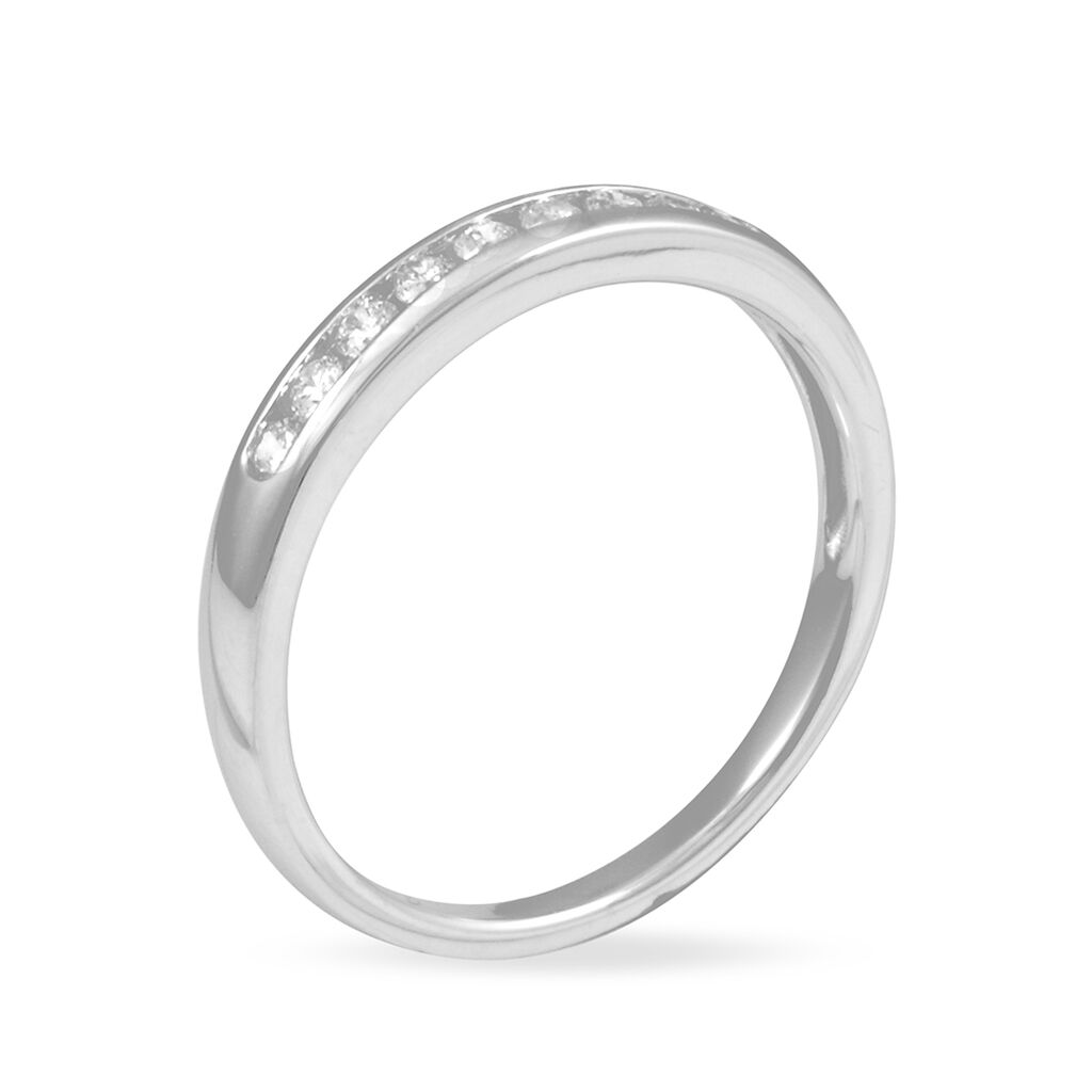 Alliance Giulia Or Blanc Diamant - Alliances Femme | Histoire d’Or
