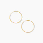 Cr&eacute;oles Muses Or Jaune - Boucles d'oreilles cr&eacute;oles Femme | Histoire d&rsquo;Or